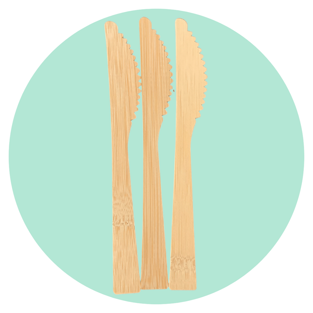 Wholesale Bamboo Knives - Bulk - 100 pcs