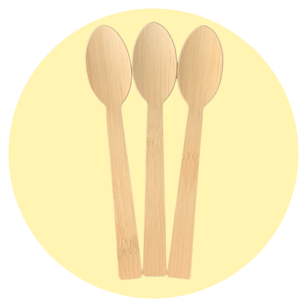 Wholesale Bamboo Spoons - Bulk - 100 pcs