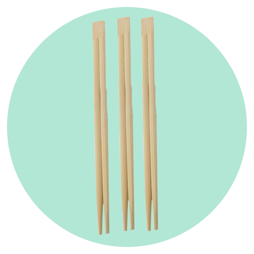8" Bamboo Chopsticks - 100 pcs
