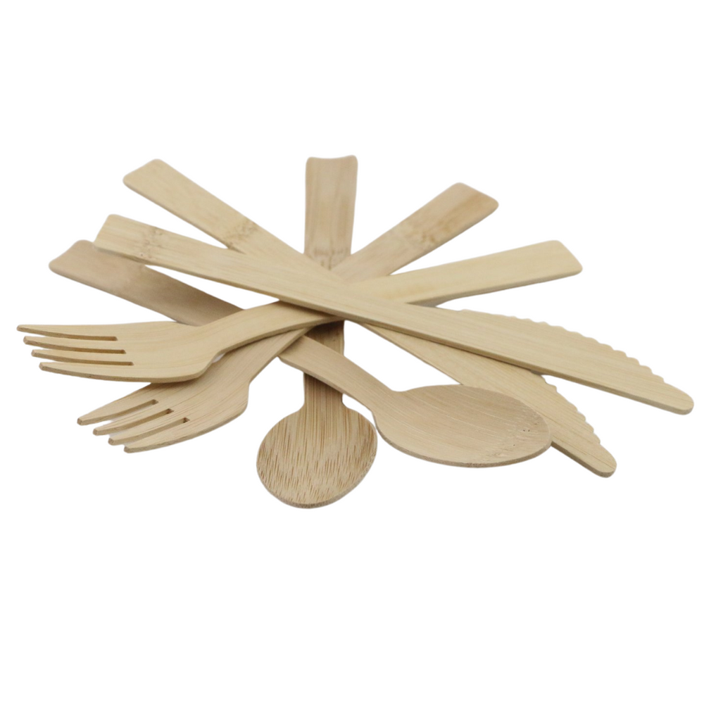 Wholesale Bamboo Forks - Bulk 100 pcs