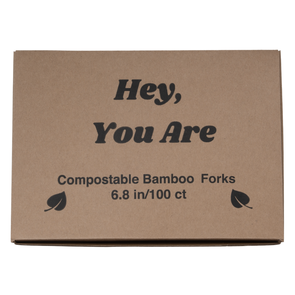 Wholesale Bamboo Forks - Bulk 100 pcs